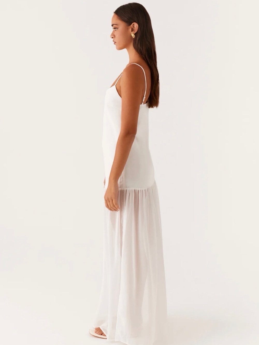 Peppermayo Heavenly Linen Maxi Dress - White - AU 12 / US 8 (L) - NWOT - Picture 4 of 8